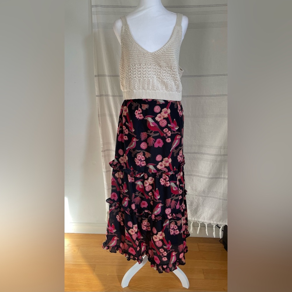 Floral Ruffle Maxi Dress - Picture 9 of 15